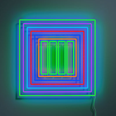 001 by Peter Halley x Yellowpop