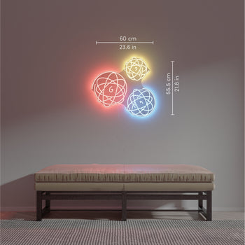 Atomic by Futura - Signe en néon LED