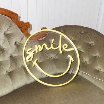 Smile Smiley by Smiley®, signe en néon LED