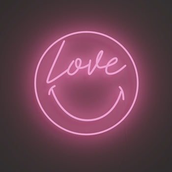 Love Smiley by Smiley®, signe en néon LED