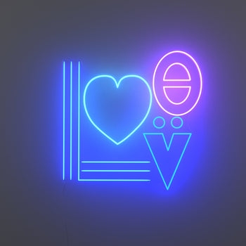 Love by Jonathan Adler, signe en néon LED
