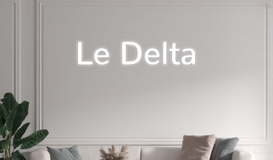 Custom text: Le Delta