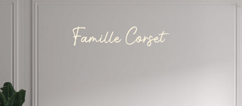 Custom text: Famille Corset