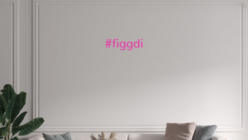 Custom text: #figgdi