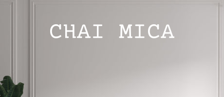Custom text: CHAI MICA