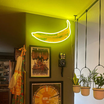 Banana by Andy Warhol - signe en néon LED