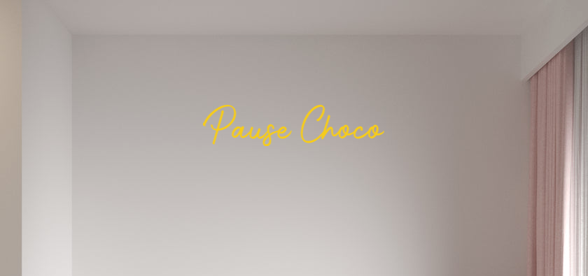Custom text: Pause Choco
