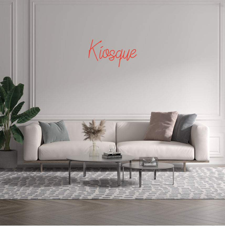 Custom text: Kiosque