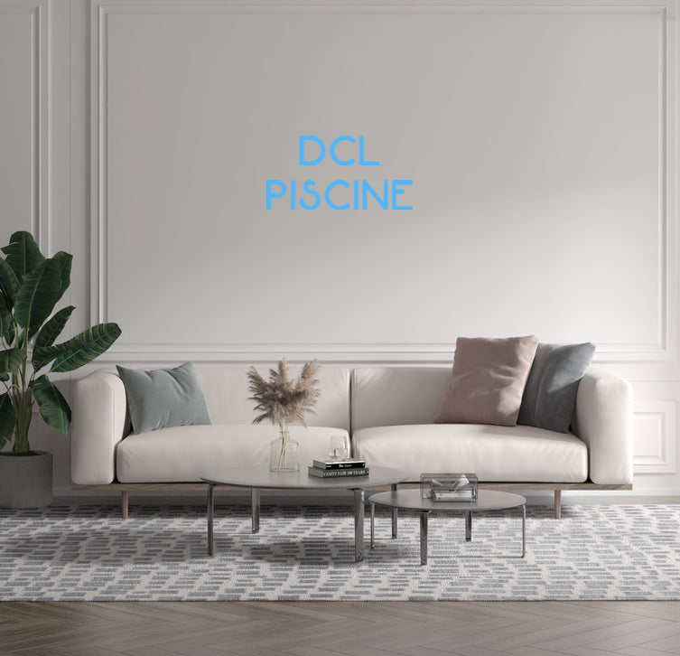 Custom text: DCL 
PISCINE