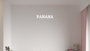 Custom text: PANAMA