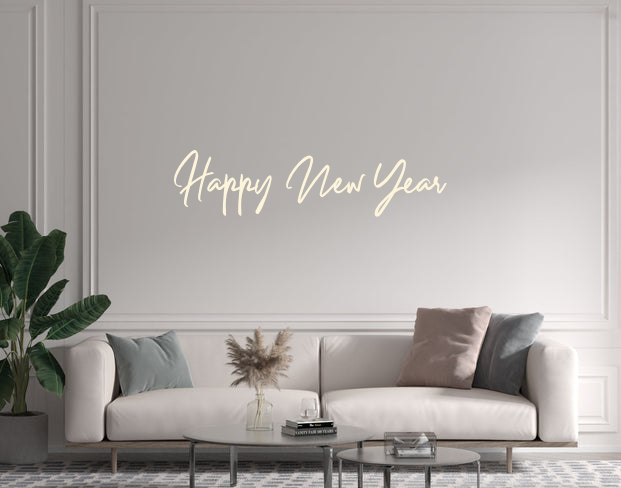 Custom text: Happy New Year