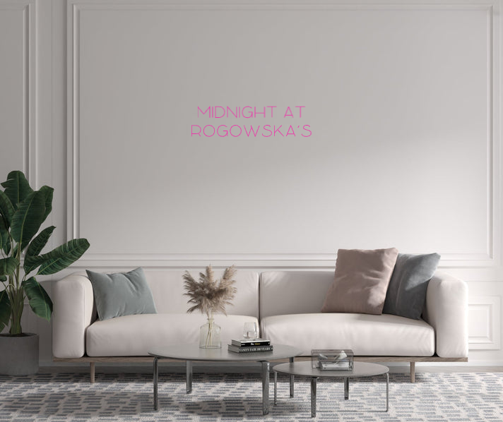Custom text: Midnight at 
Rogowska