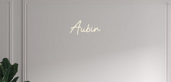 Custom text: Aubin