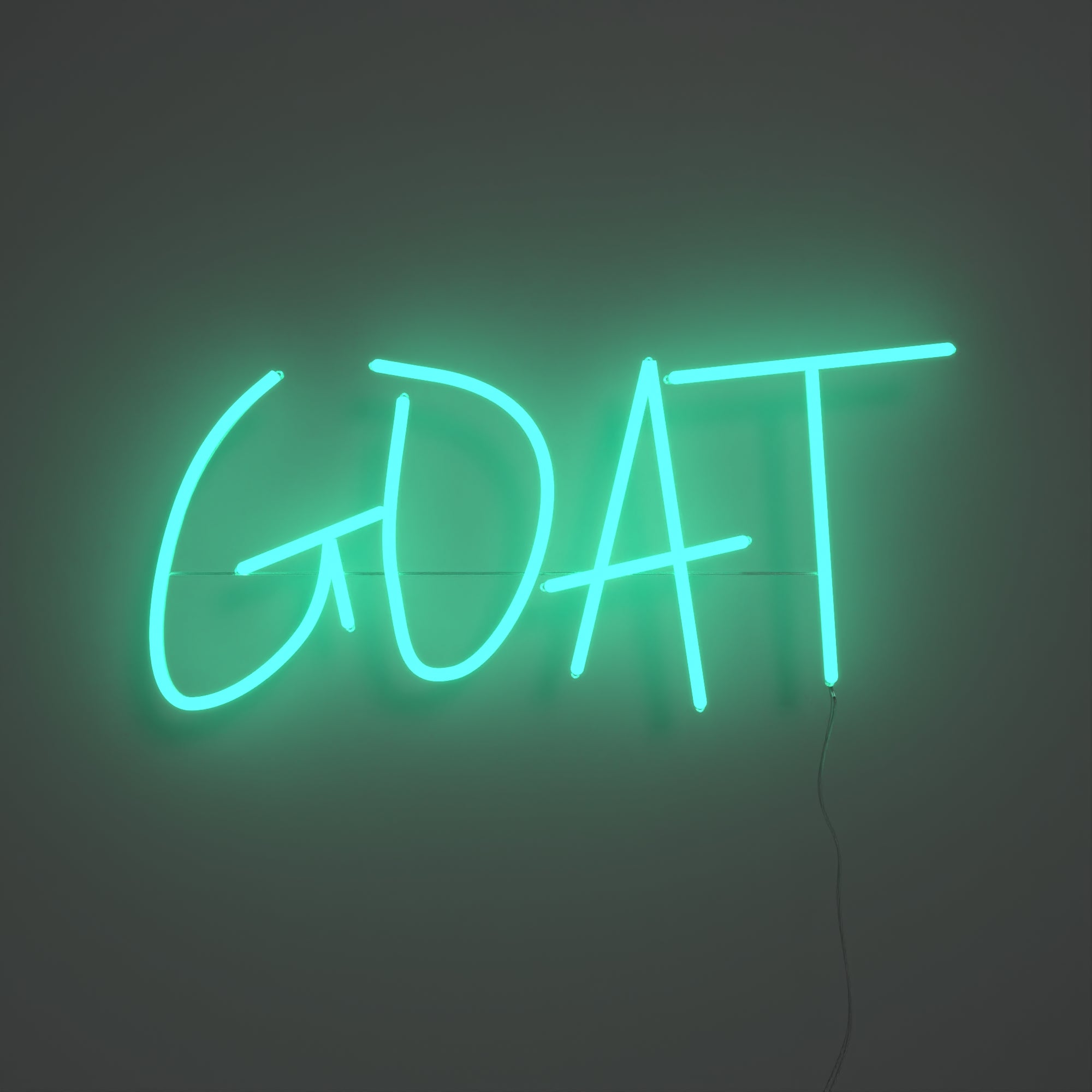 GOAT, signe en néon LED