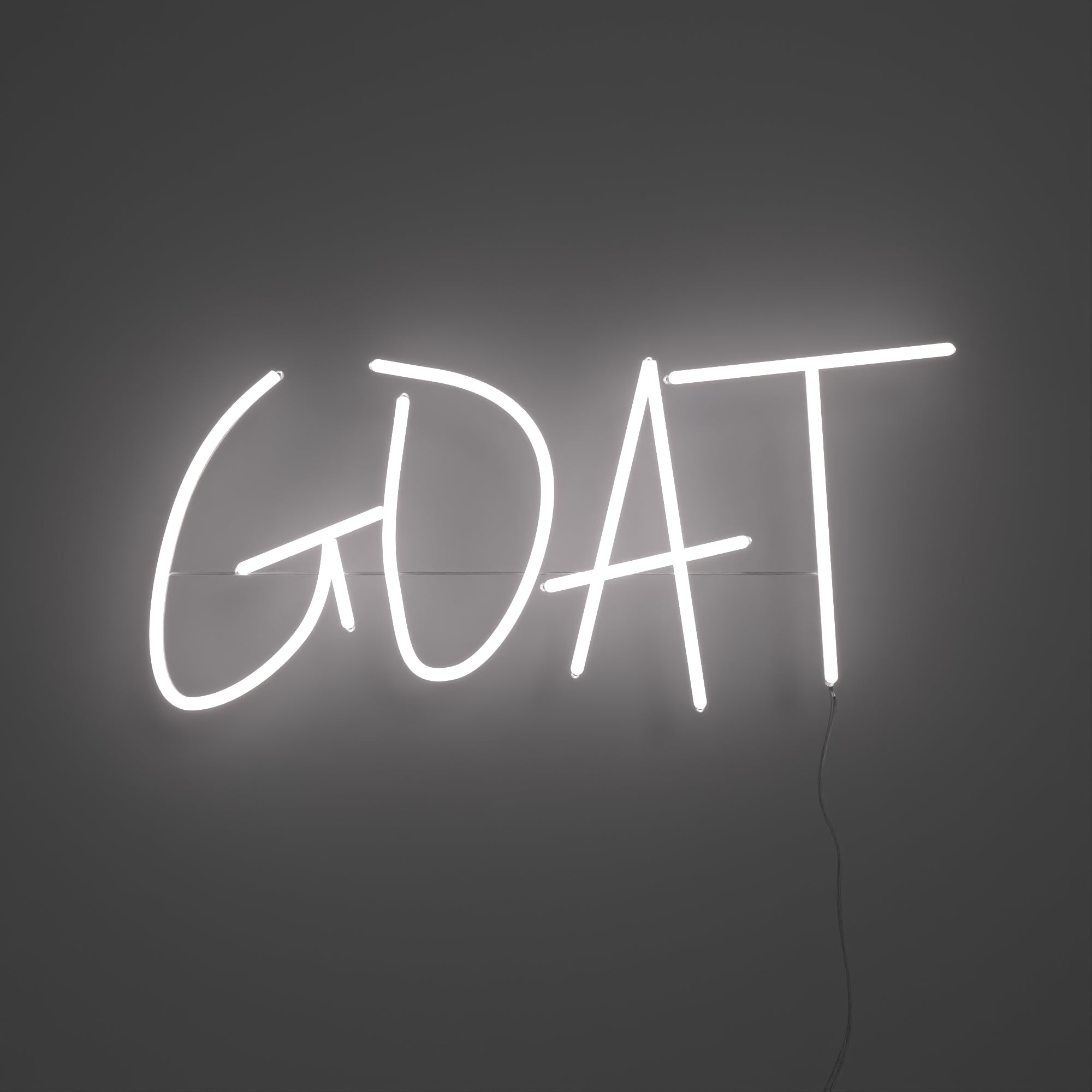 GOAT, signe en néon LED