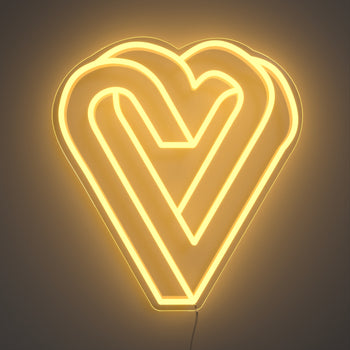 Infinity Heart, signe en néon LED