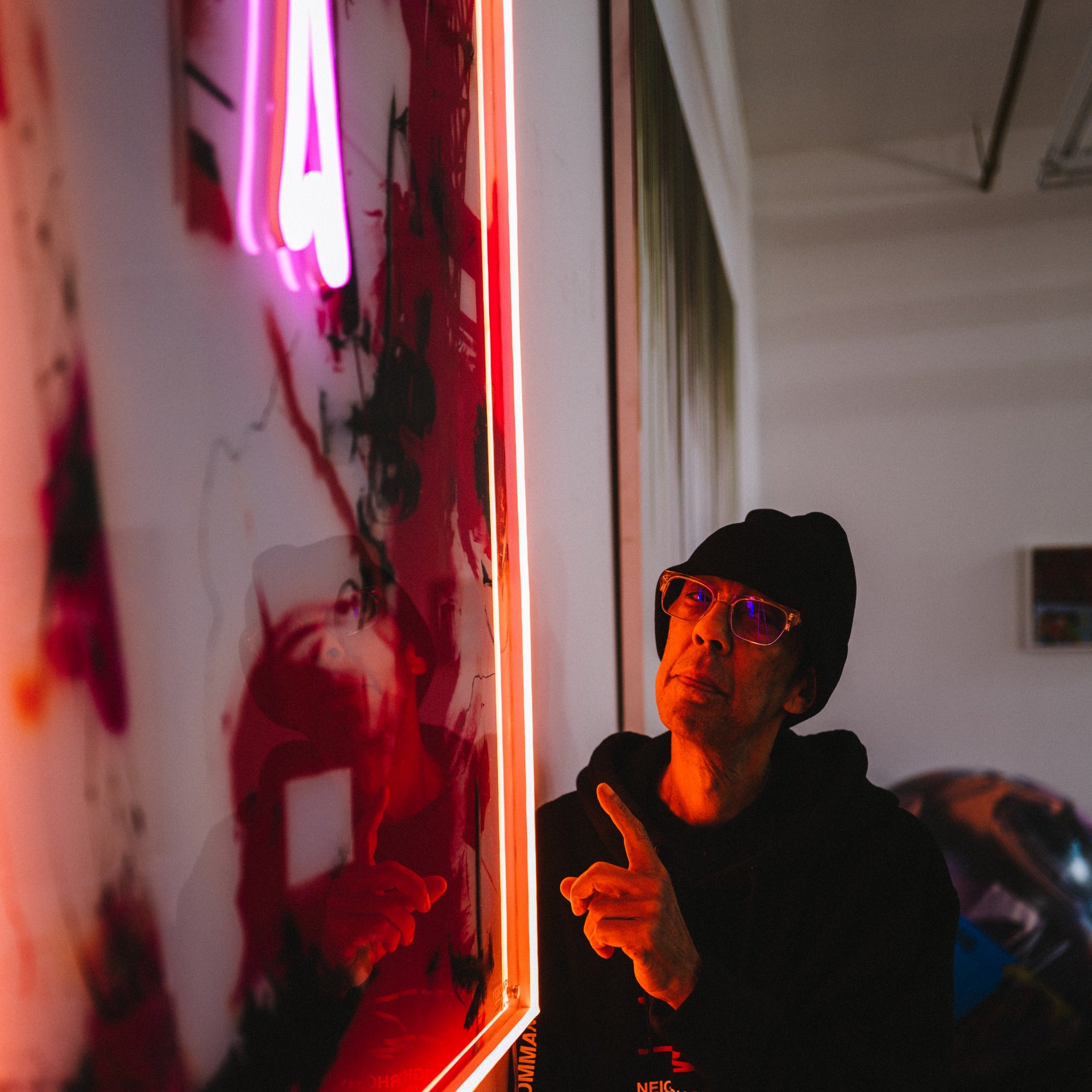 Violent Treasure by Futura - Signe en néon LED