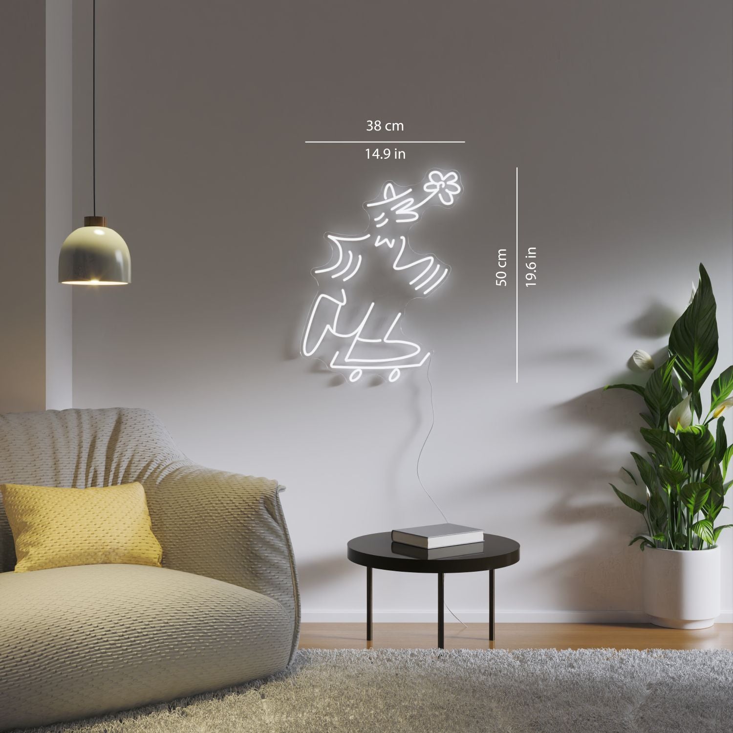 Gus Gus by Lucas Beaufort, signe en néon LED