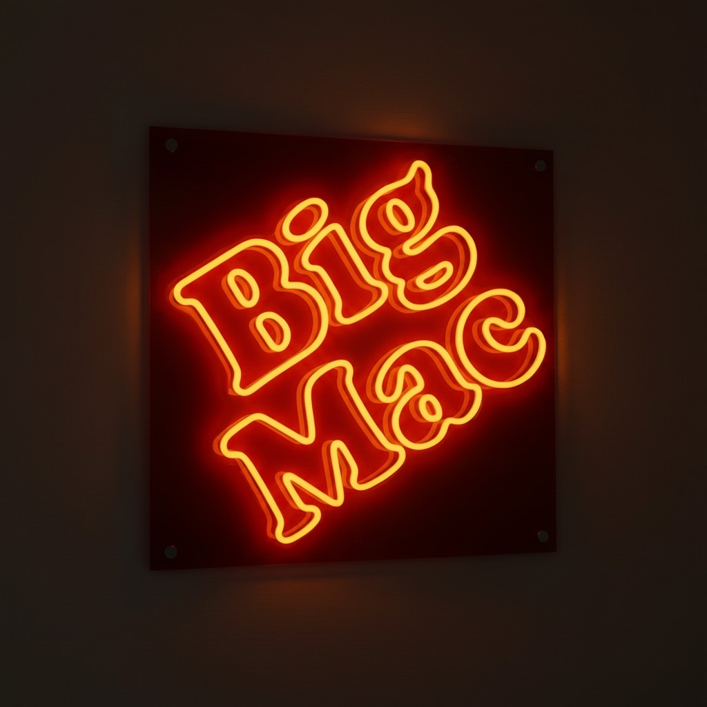 Big Mac Text - McDonalds x Yellowpop