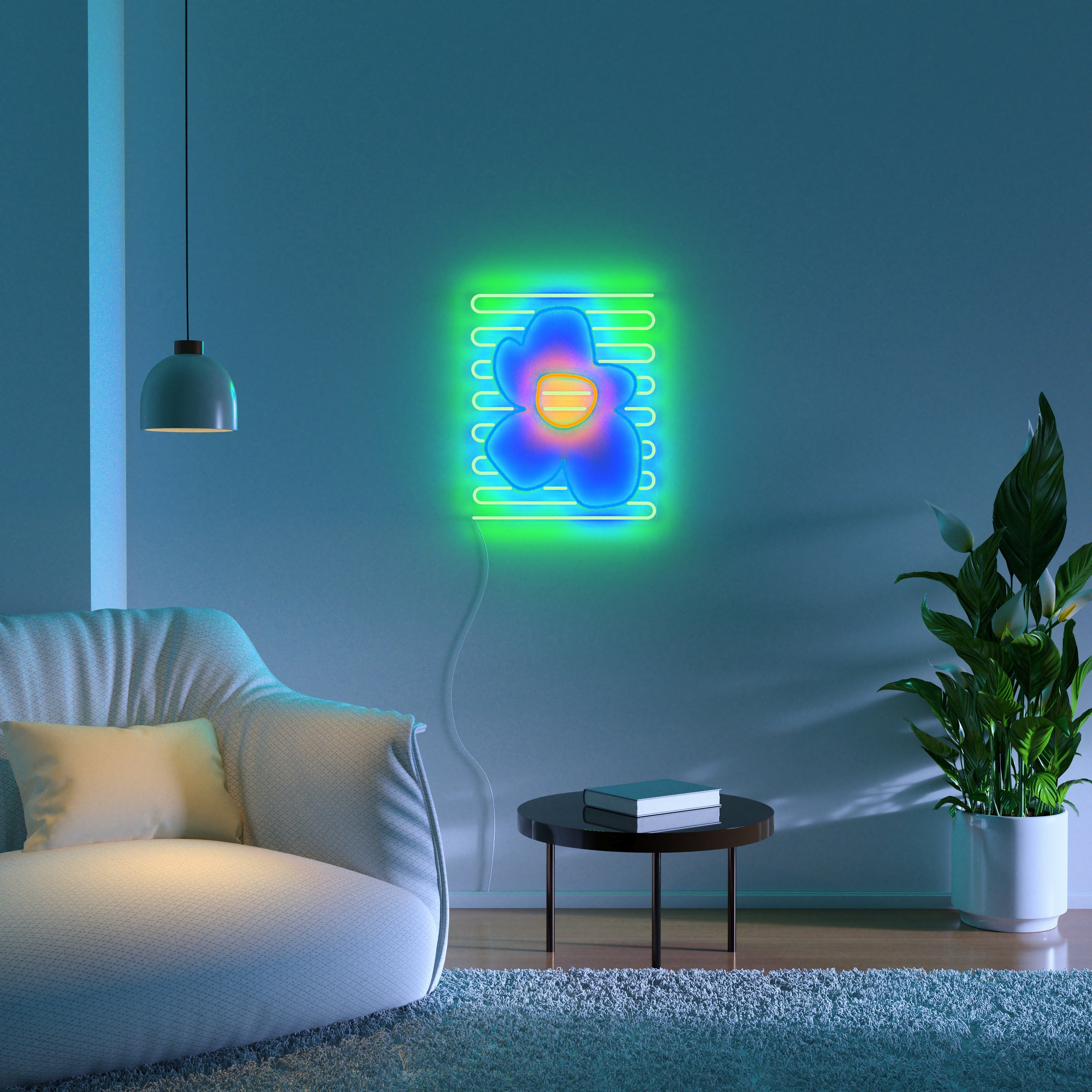 Blue Flower by Micke Lindebergh - Yellowpop