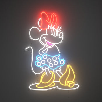 Minnie Giant by Yellowpop, signe en néon LED