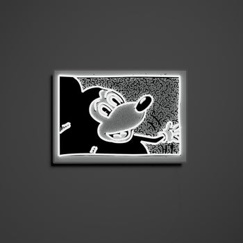 Keith Haring x Mickey 2 “Monochrome”, signe en néon LED