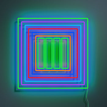 001 by Peter Halley x Yellowpop