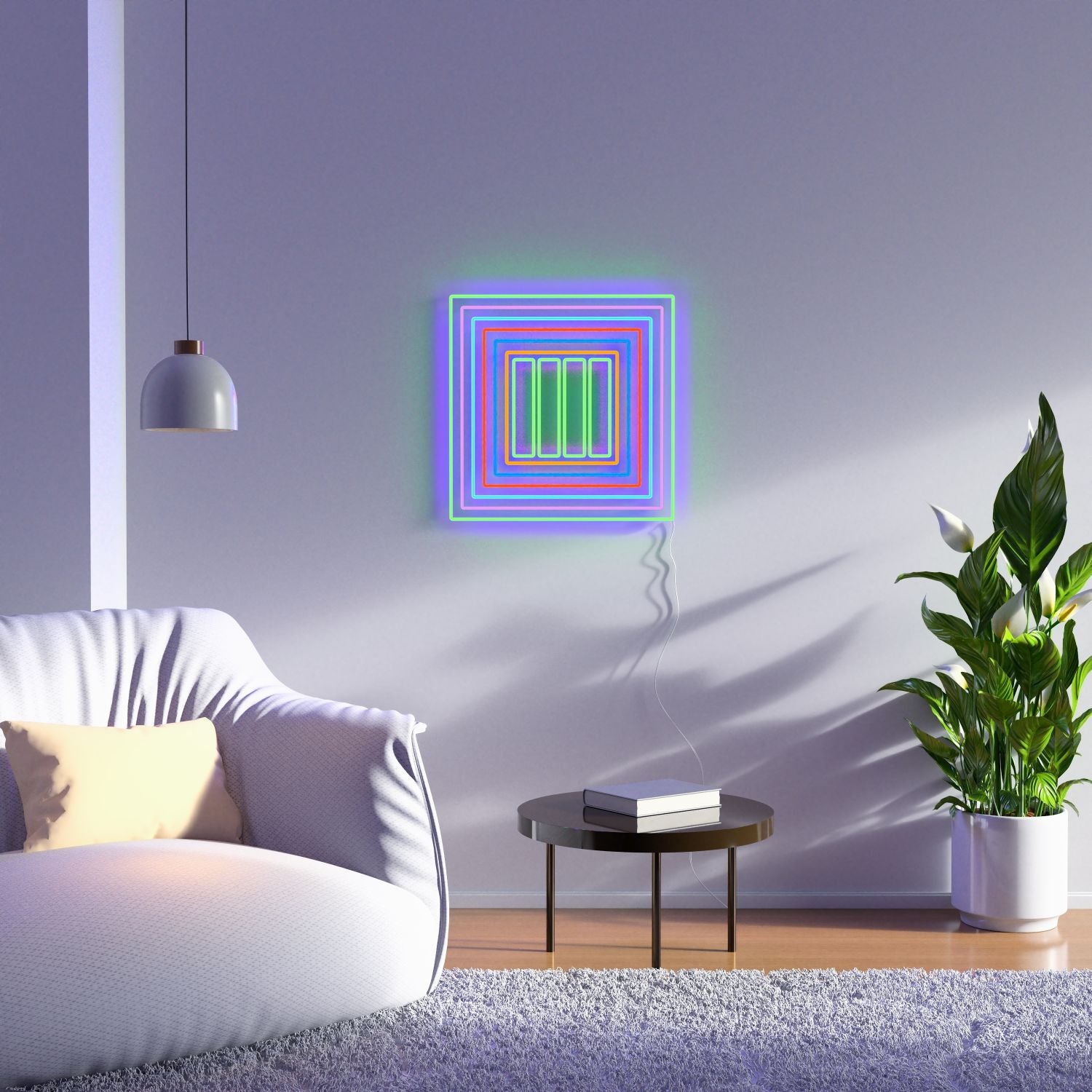 001 by Peter Halley x Yellowpop