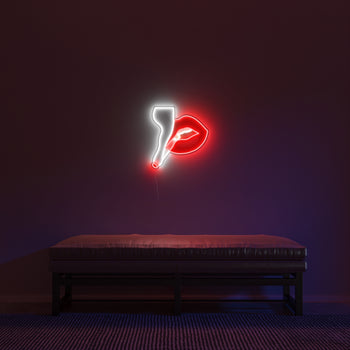 Smoke by Tom Wesselmann, signe en néon LED