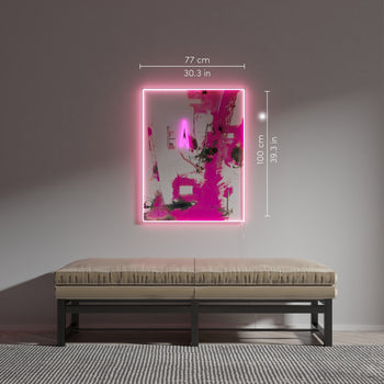 Violent Treasure by Futura - Signe en néon LED