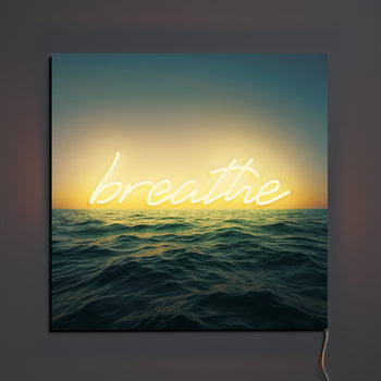 Breathe by Yellowpop Wonderland, signe en néon LED