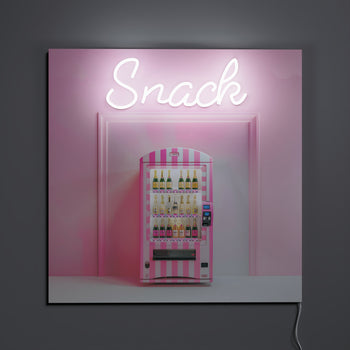 Snack by Yellowpop Wonderland, signe en néon LED