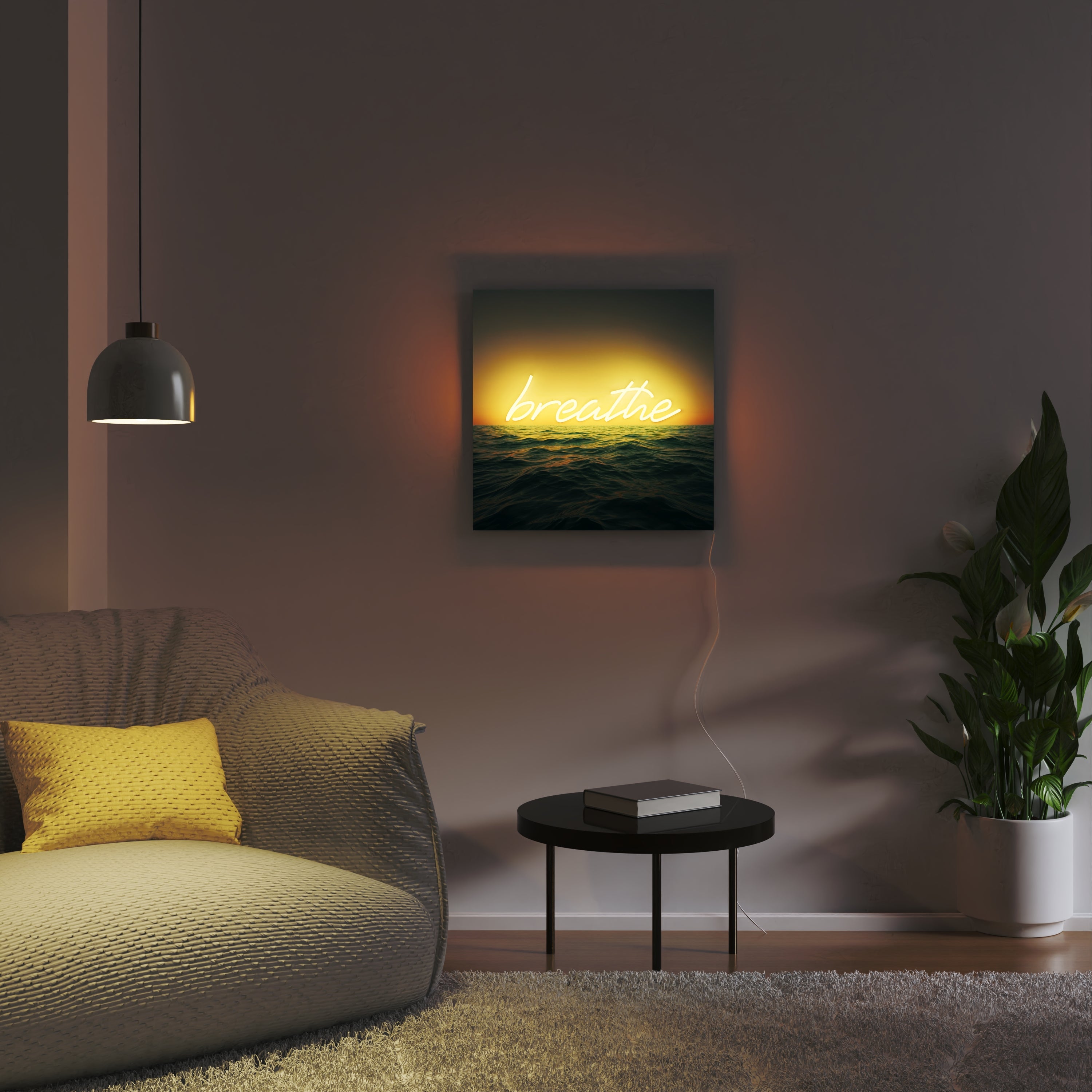 Breathe by Yellowpop Wonderland, signe en néon LED