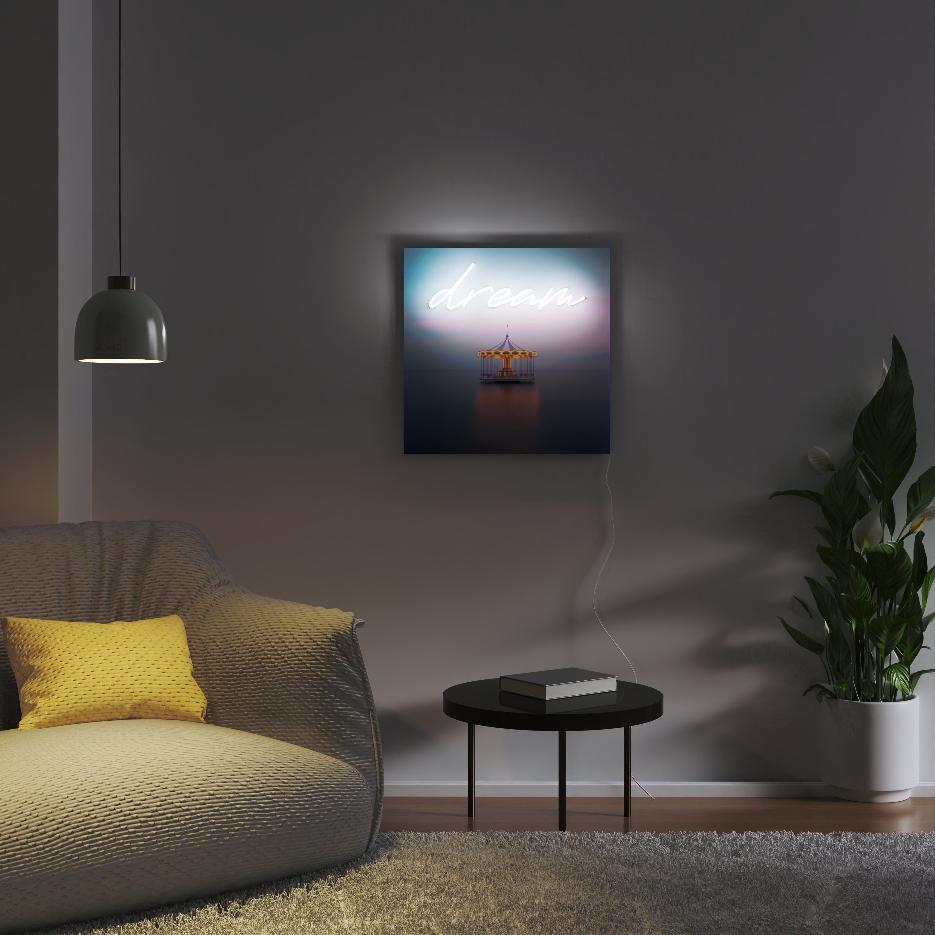 Dream by Yellowpop Wonderland, signe en néon LED