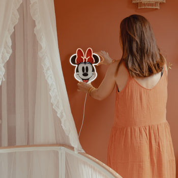 Minnie Printed Face by Yellowpop, signe en néon LED