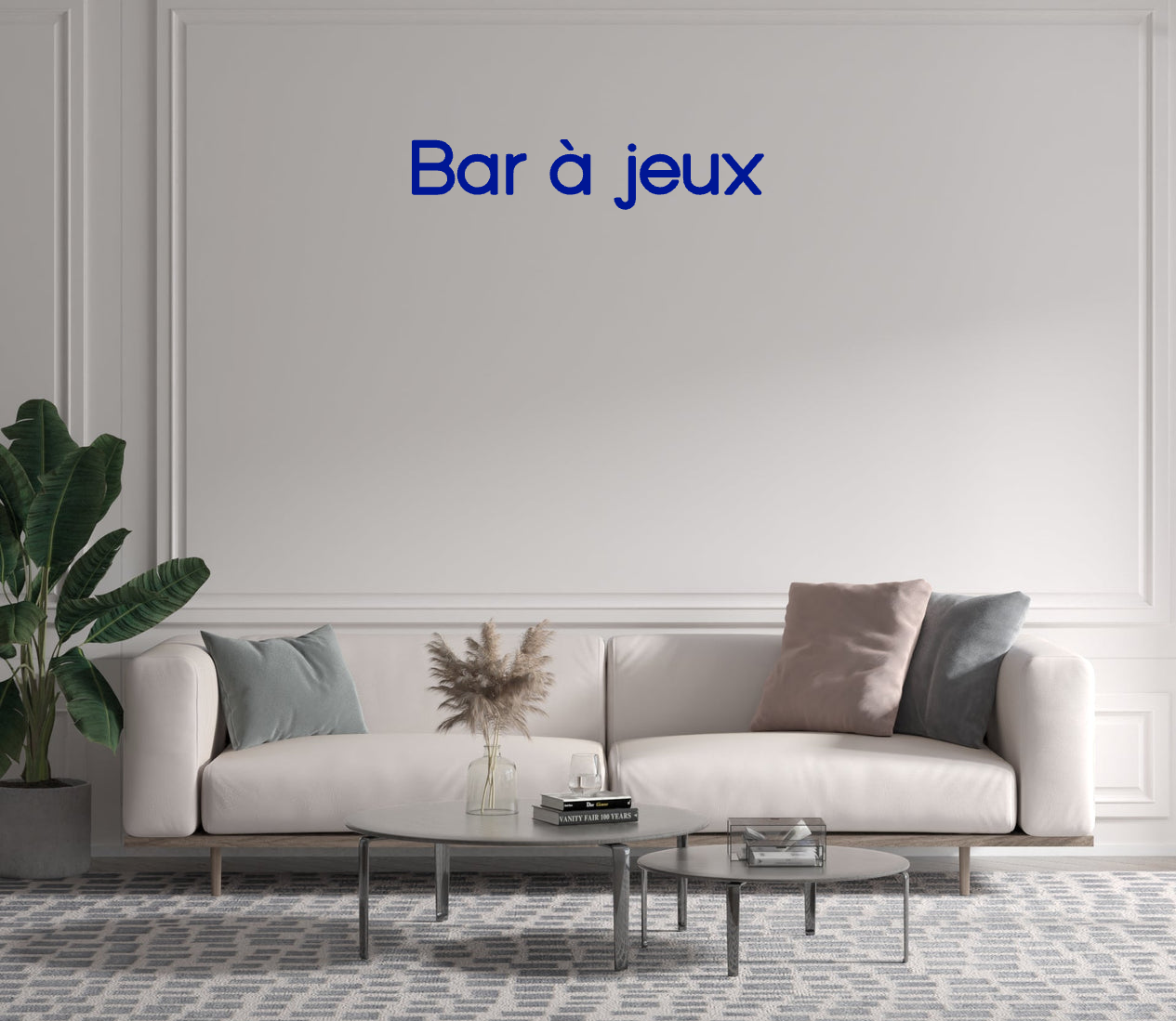 Custom text: Bar à jeux