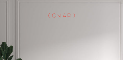 Custom text: ( on air )