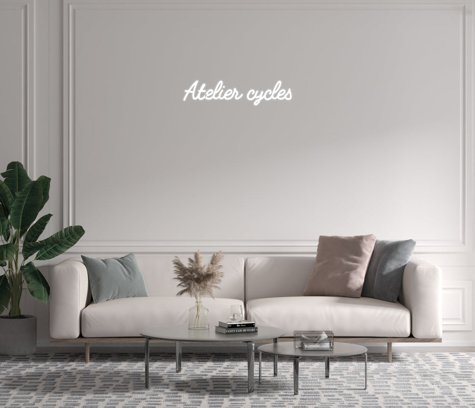 Custom text: Atelier cycles