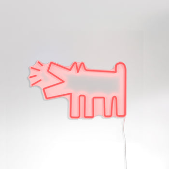 Barking Dog, YP x Keith Haring, signe en néon LED