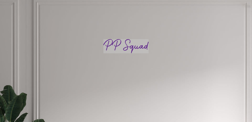 Custom text: PP Squad