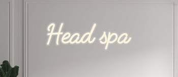 Custom text: Head spa