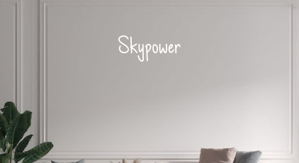 Custom text: Skypower