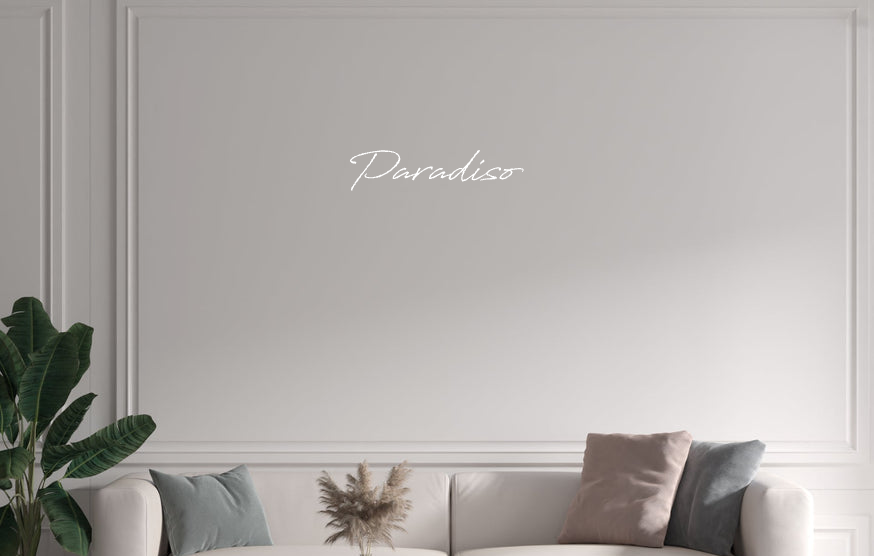 Custom text: Paradiso