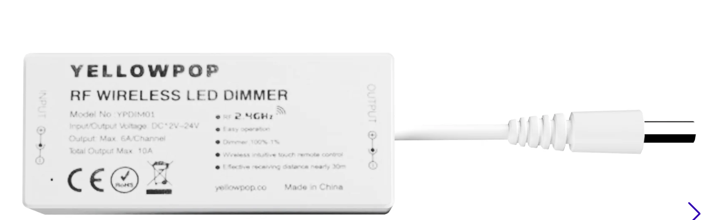 Télécommande et Variateur pour néon LED