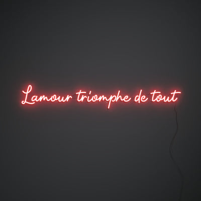 Lamour triomphe de tout