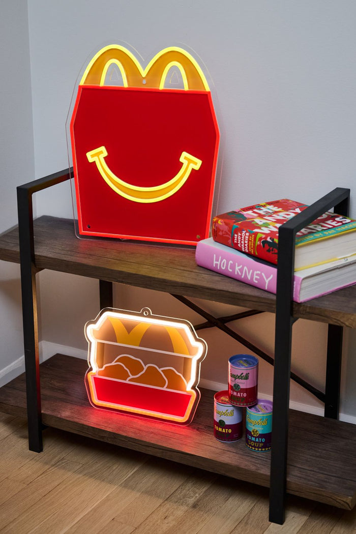 Pièce de la collection mise en scène à la maison : néon LED