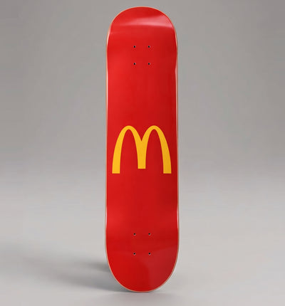 Skateboard  Classic M Red  McDonalds x Yellowpop