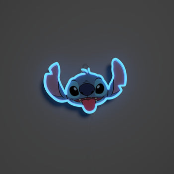 Face Stitch by Yellowpop, signe en néon LED