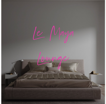 Custom text: Le  Maya
Lounge