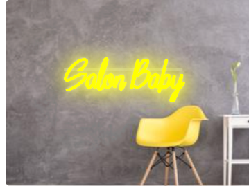 Custom text: Salon Baby